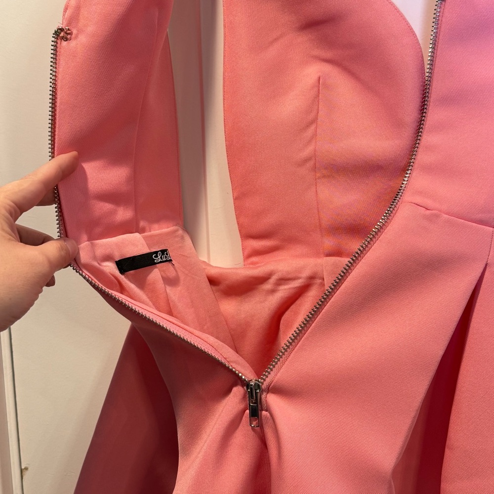 Lulu's Pink Mini Dress - Picture 9 of 10